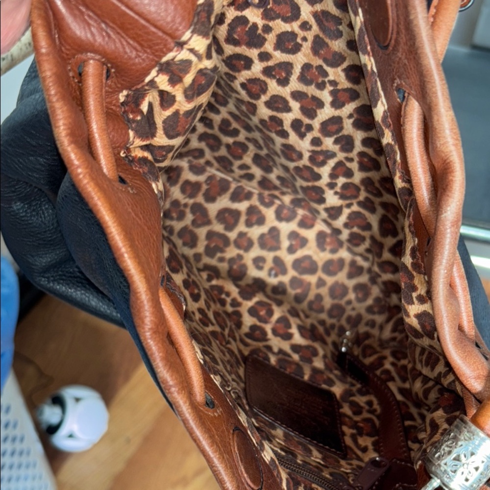 Brighton two tone Leather Women's Bag - Picture 10 of 16